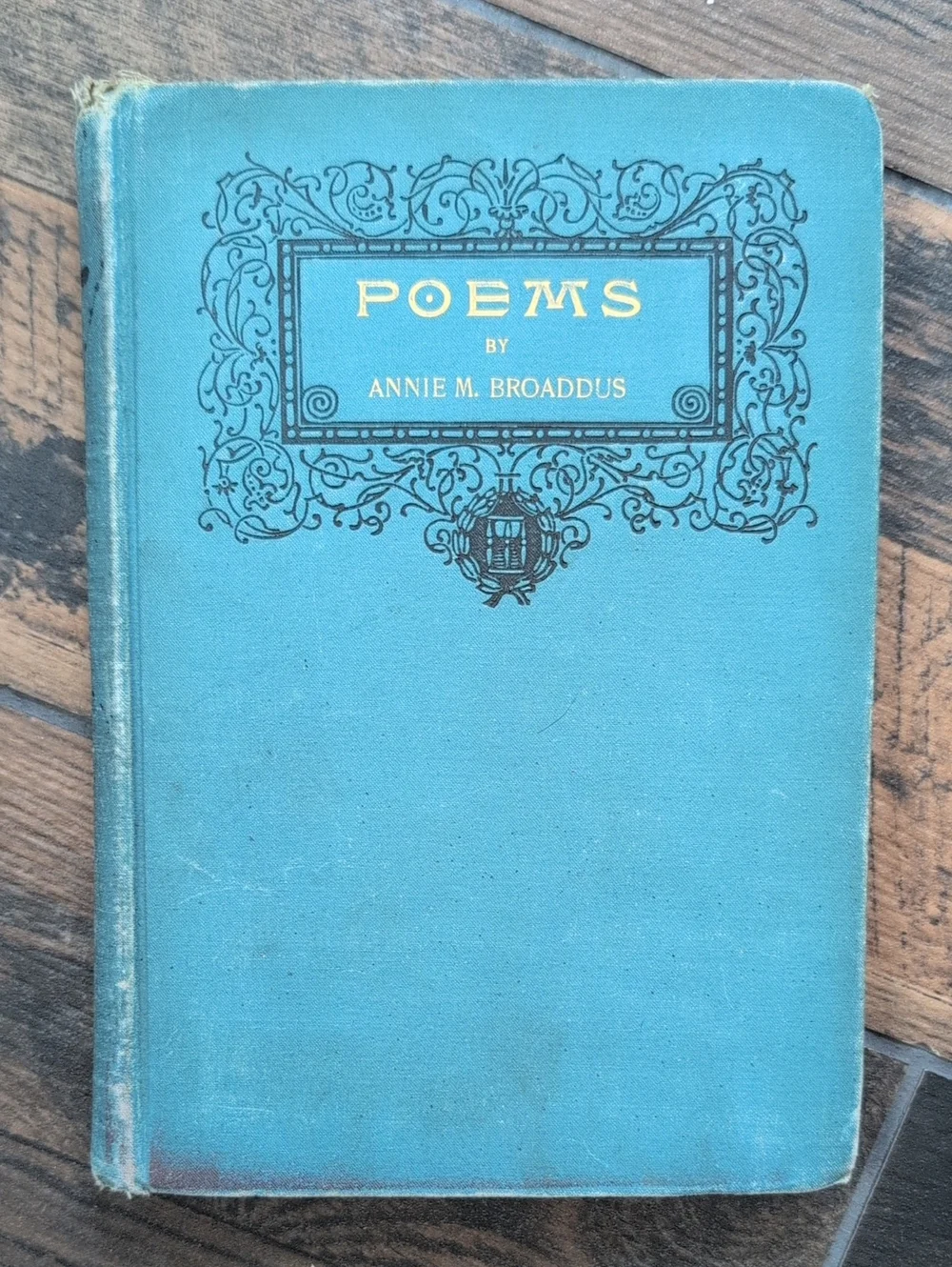 Rare 1890s Antique Book Poems Annie Maude Broaddus Richmond VA New England Music